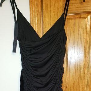 Black cocktail party dress